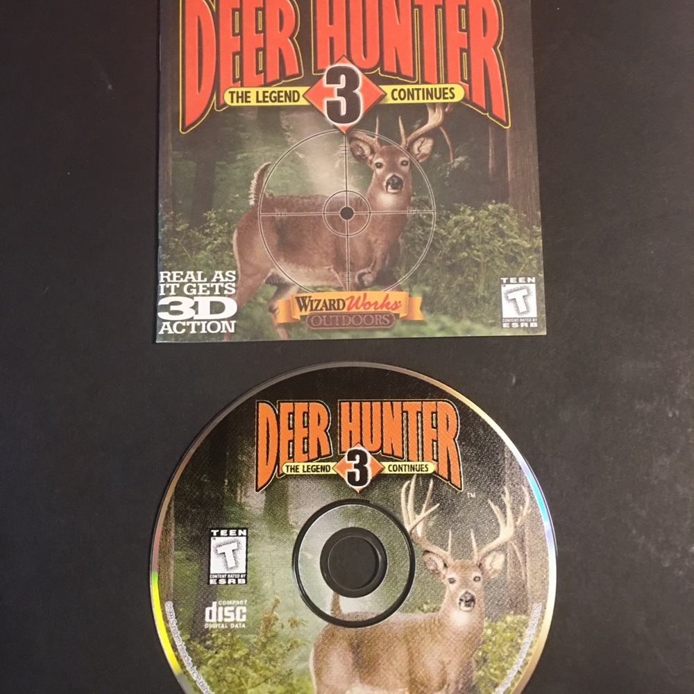 Deer Hunter 3: The Legend Continues 3D Action 1999 PC Wizard Works Outdoors